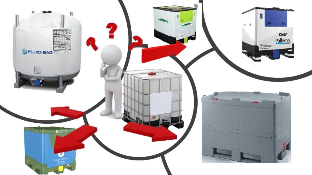 Face aux IBC 1000l. rigides ,quel choix en Bag-in-Box?